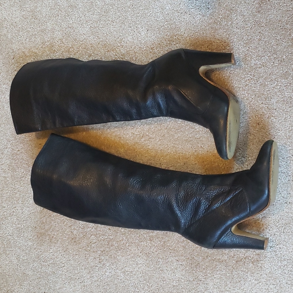 Aldo Knee High Leather Boots